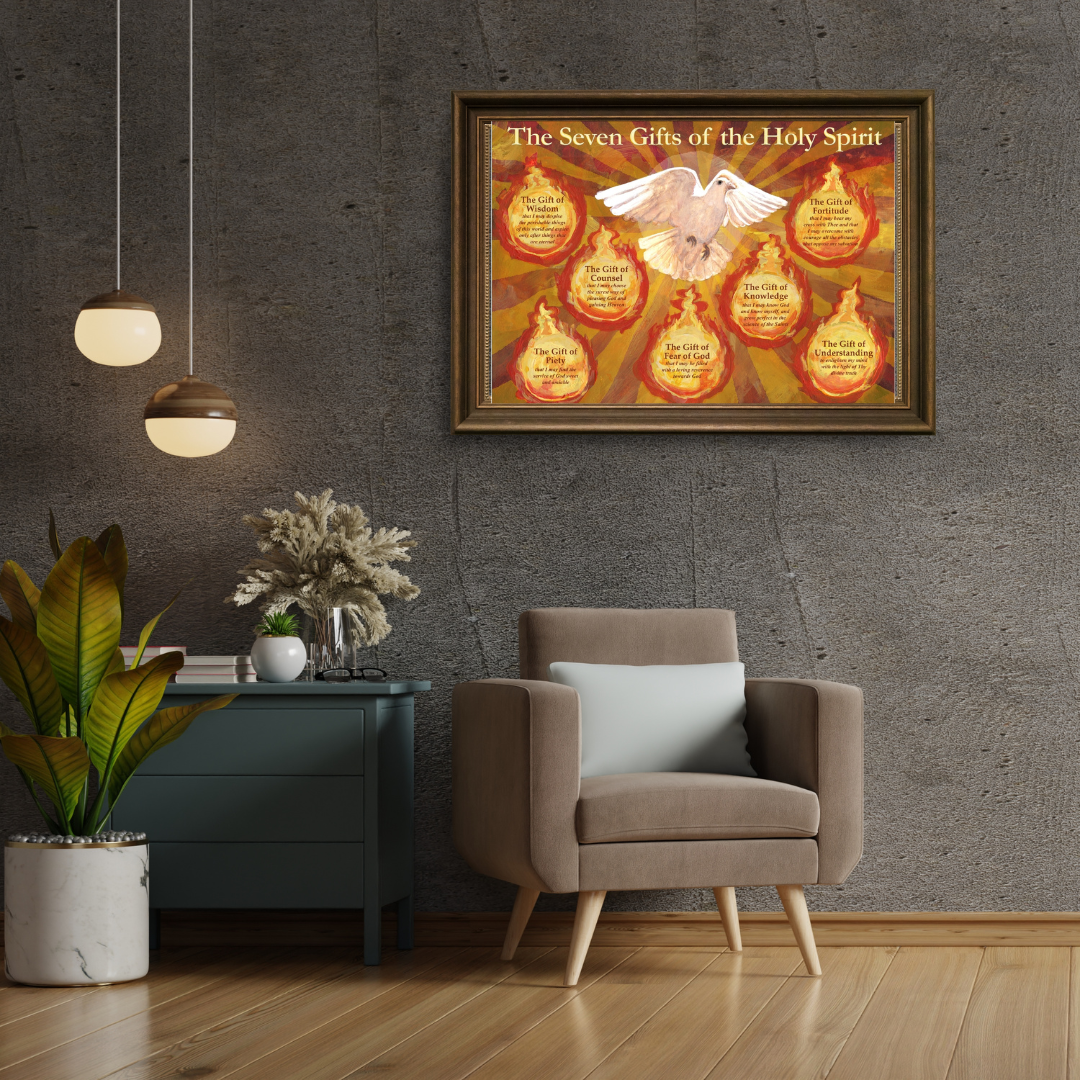 7 Gifts of the Holy Spirit Poster Gift