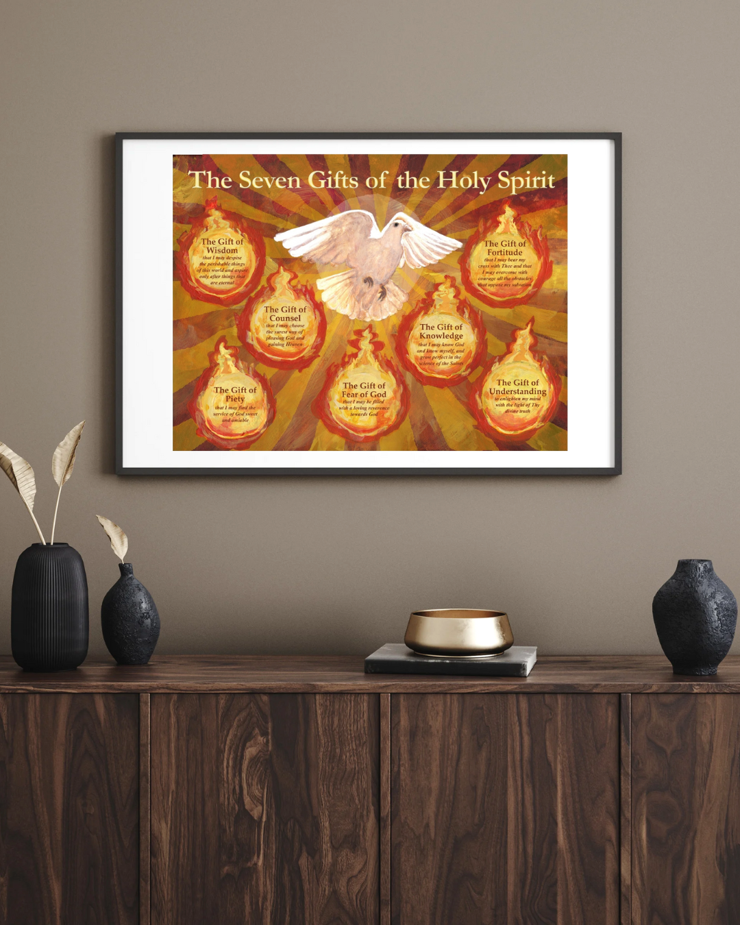7 Gifts of the Holy Spirit Poster Gift
