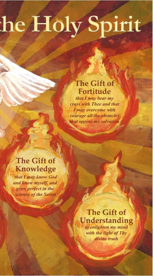 7 Gifts of the Holy Spirit Poster Gift