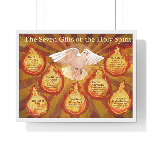 7 Gifts of the Holy Spirit - Framed