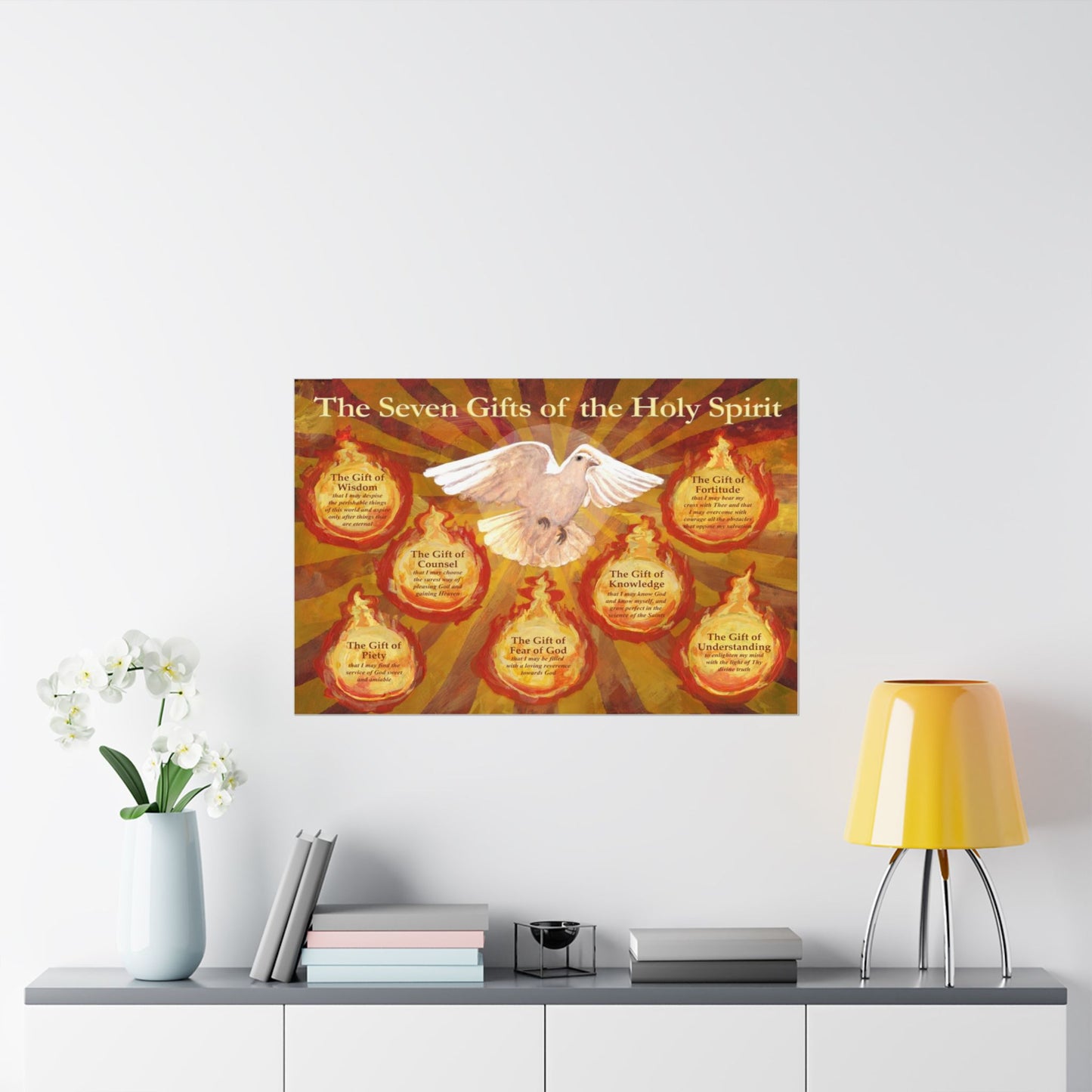 7 Gifts of the Holy Spirit Poster Gift