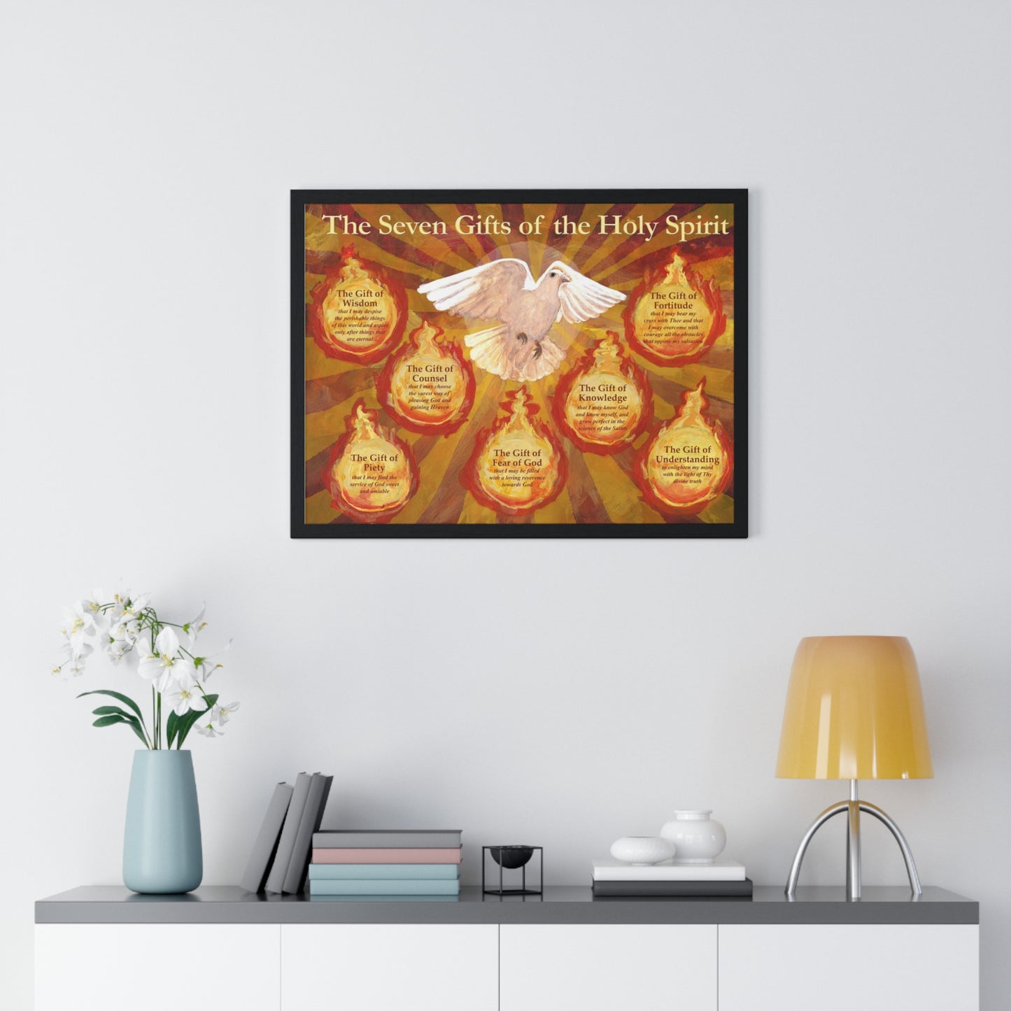 7 Gifts of the Holy Spirit - Framed