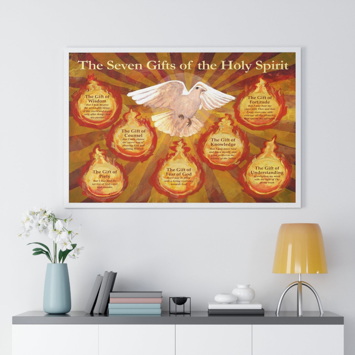 7 Gifts of the Holy Spirit - Framed