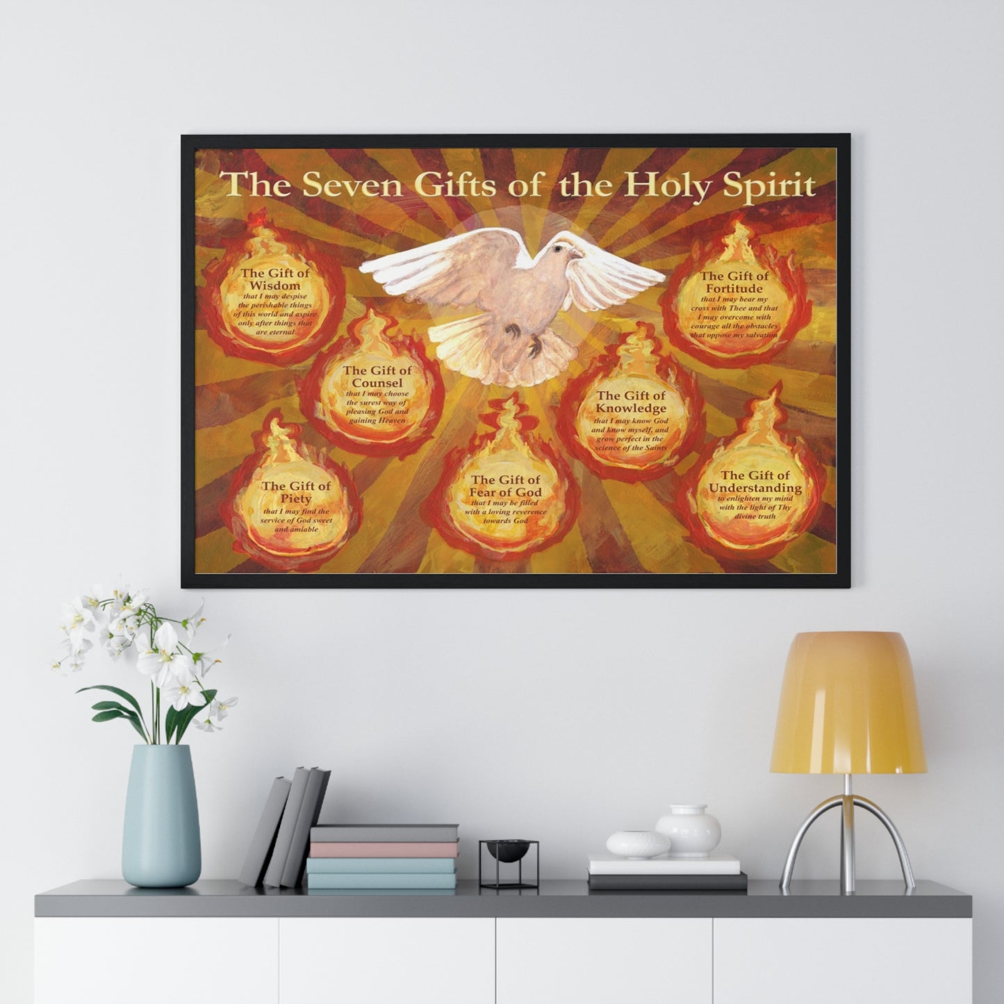 7 Gifts of the Holy Spirit - Framed