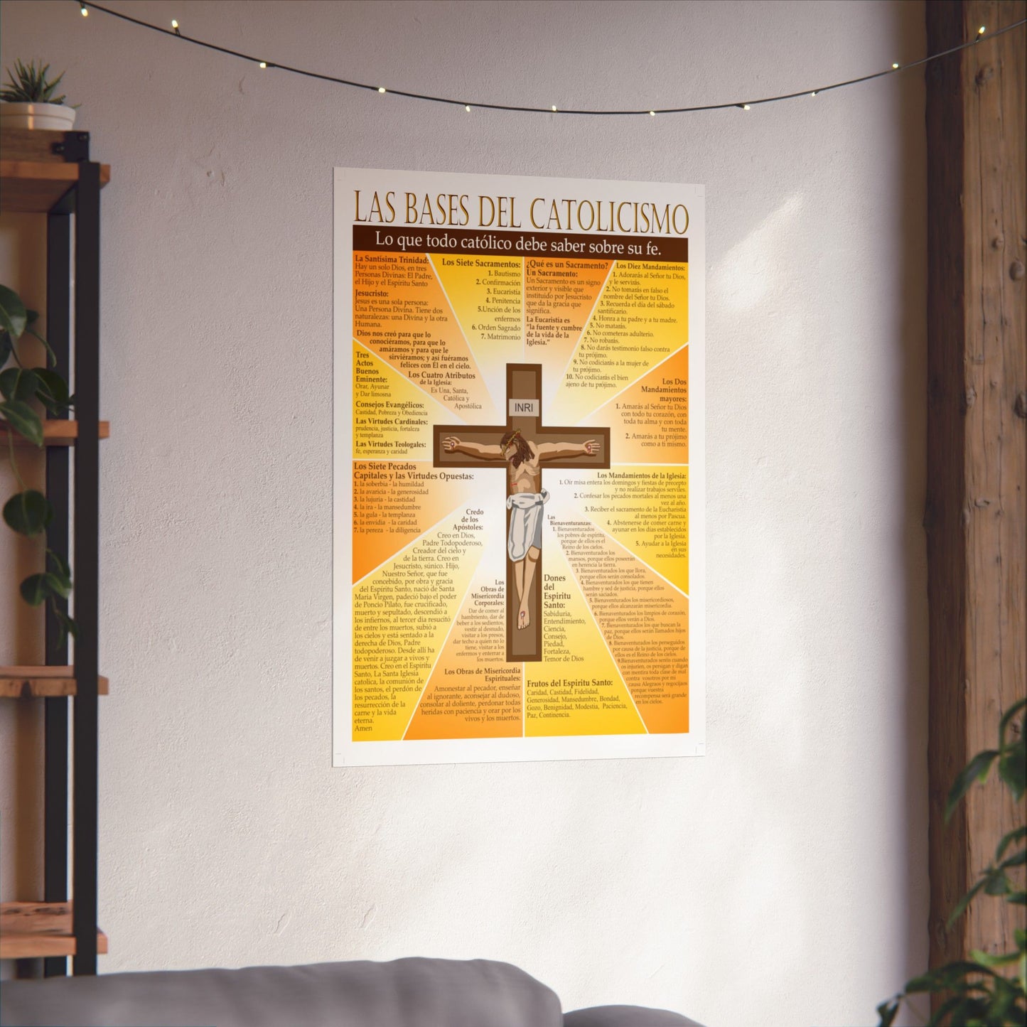 Póster Las bases del catolicismo