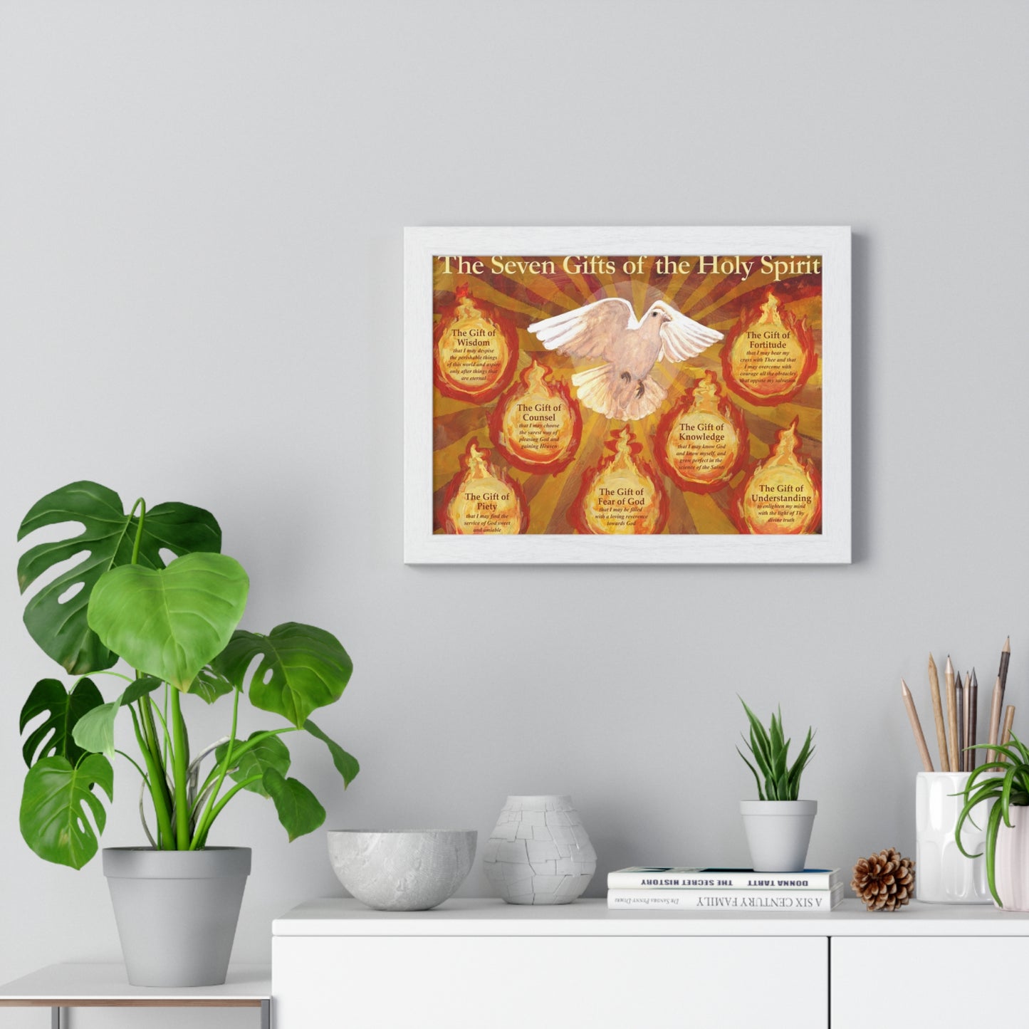 7 Gifts of the Holy Spirit - Framed