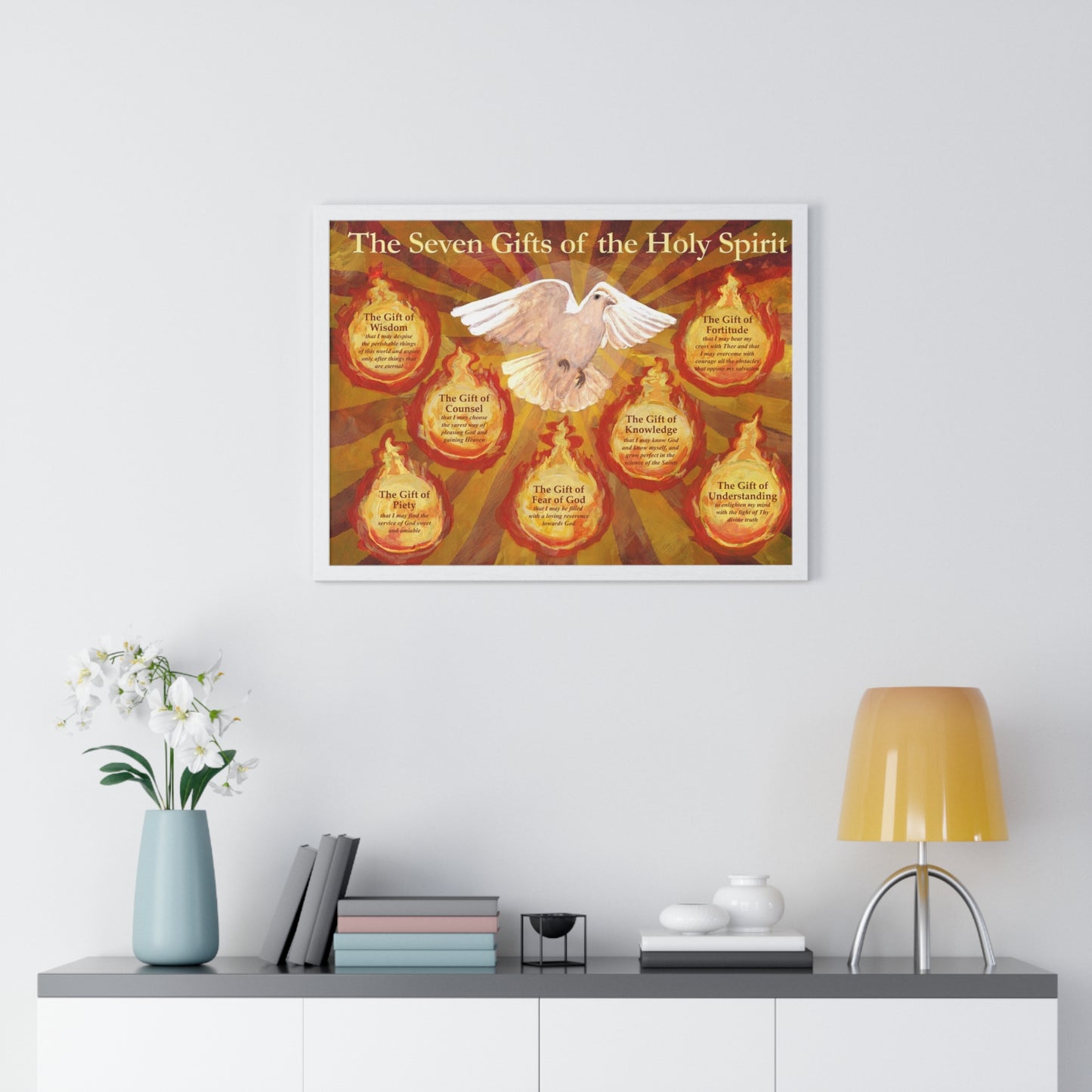 7 Gifts of the Holy Spirit - Framed