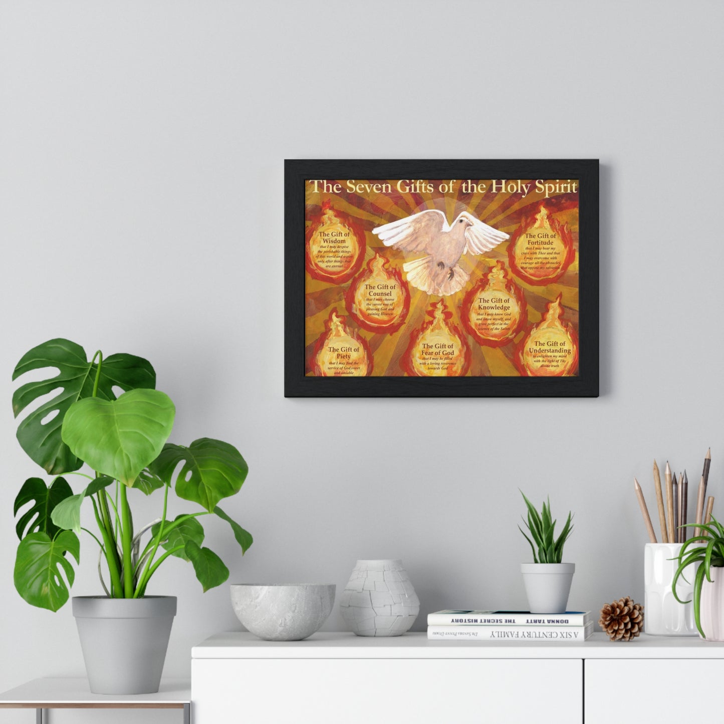 7 Gifts of the Holy Spirit - Framed