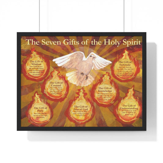 7 Gifts of the Holy Spirit - Framed