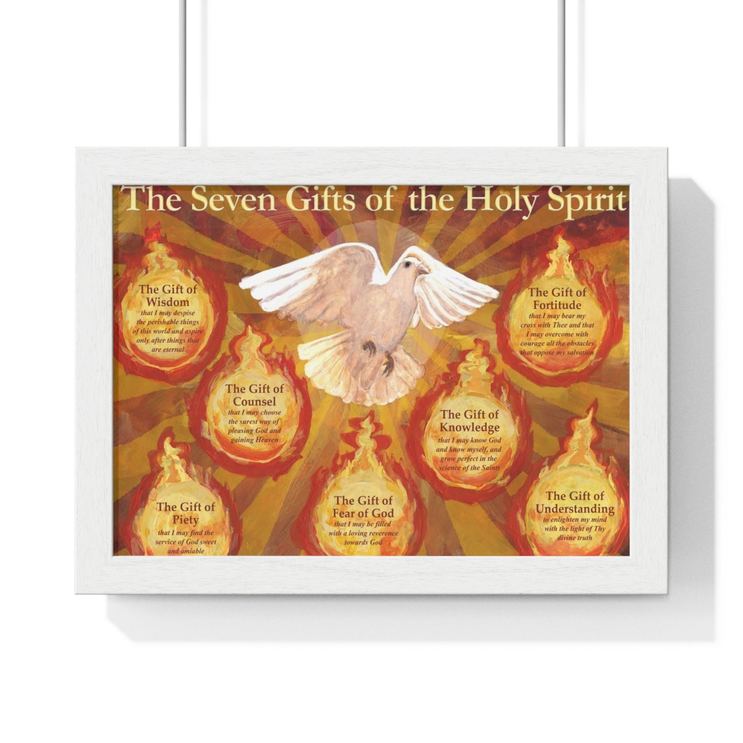 7 Gifts of the Holy Spirit - Framed